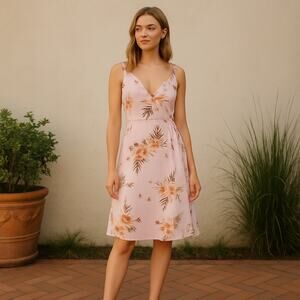 LPA Pippa Dress Pink Floral